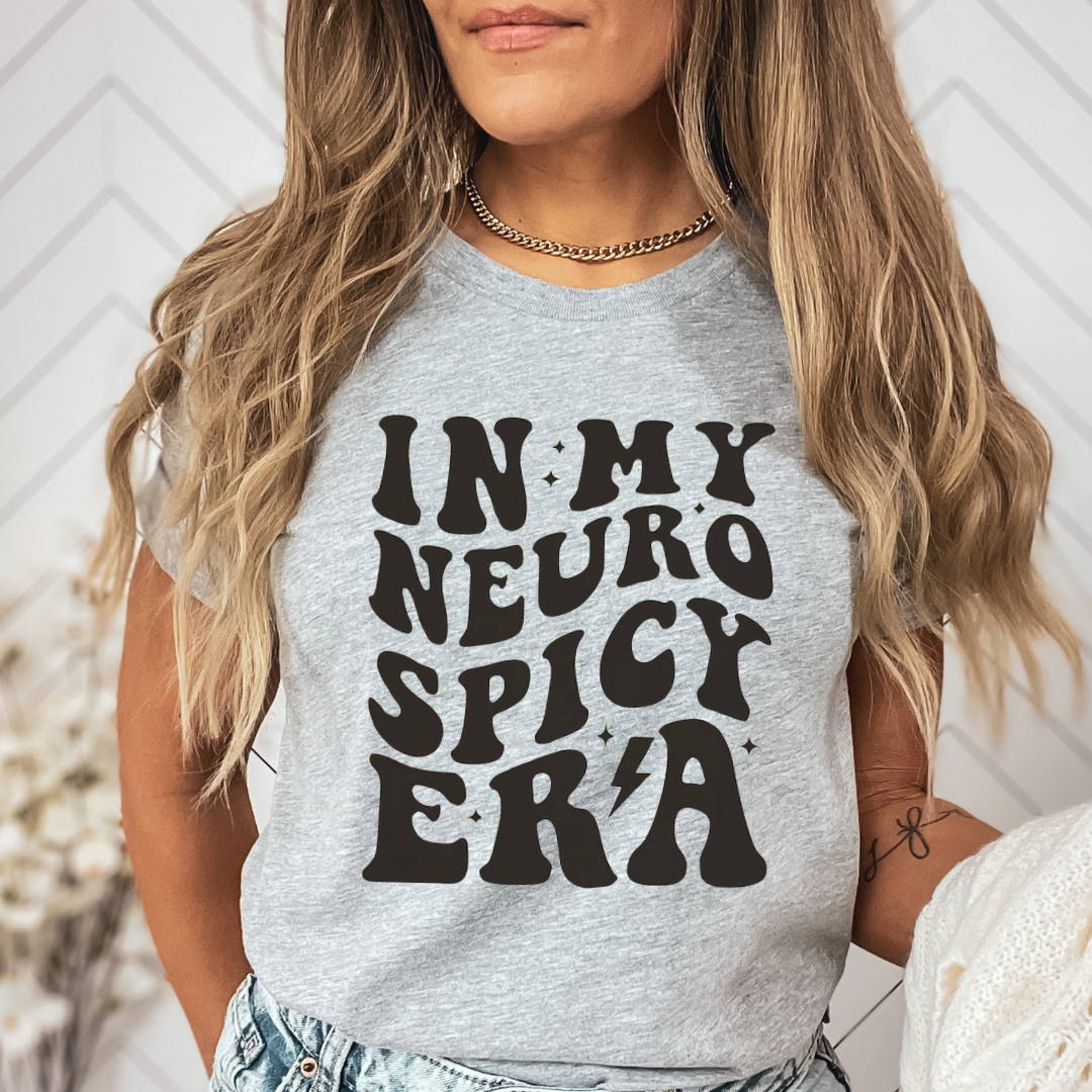 Neuro spicy era-Graphic Tee- Simply Simpson's Boutique is a Women's Online Fashion Boutique Located in Jupiter, Florida