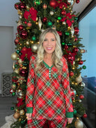 Shirley & Stone Holiday Pajamas-220 Lounge wear/Pajamas- Simply Simpson's Boutique is a Women's Online Fashion Boutique Located in Jupiter, Florida