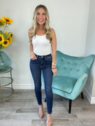 Judy Blue Lovely Night High Rise Thermal Skinny Jeans-200 Jeans- Simply Simpson's Boutique is a Women's Online Fashion Boutique Located in Jupiter, Florida