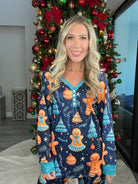 Shirley & Stone Holiday Pajamas-220 Lounge wear/Pajamas- Simply Simpson's Boutique is a Women's Online Fashion Boutique Located in Jupiter, Florida