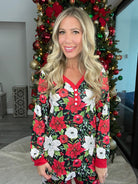 Shirley & Stone Holiday Pajamas-220 Lounge wear/Pajamas- Simply Simpson's Boutique is a Women's Online Fashion Boutique Located in Jupiter, Florida