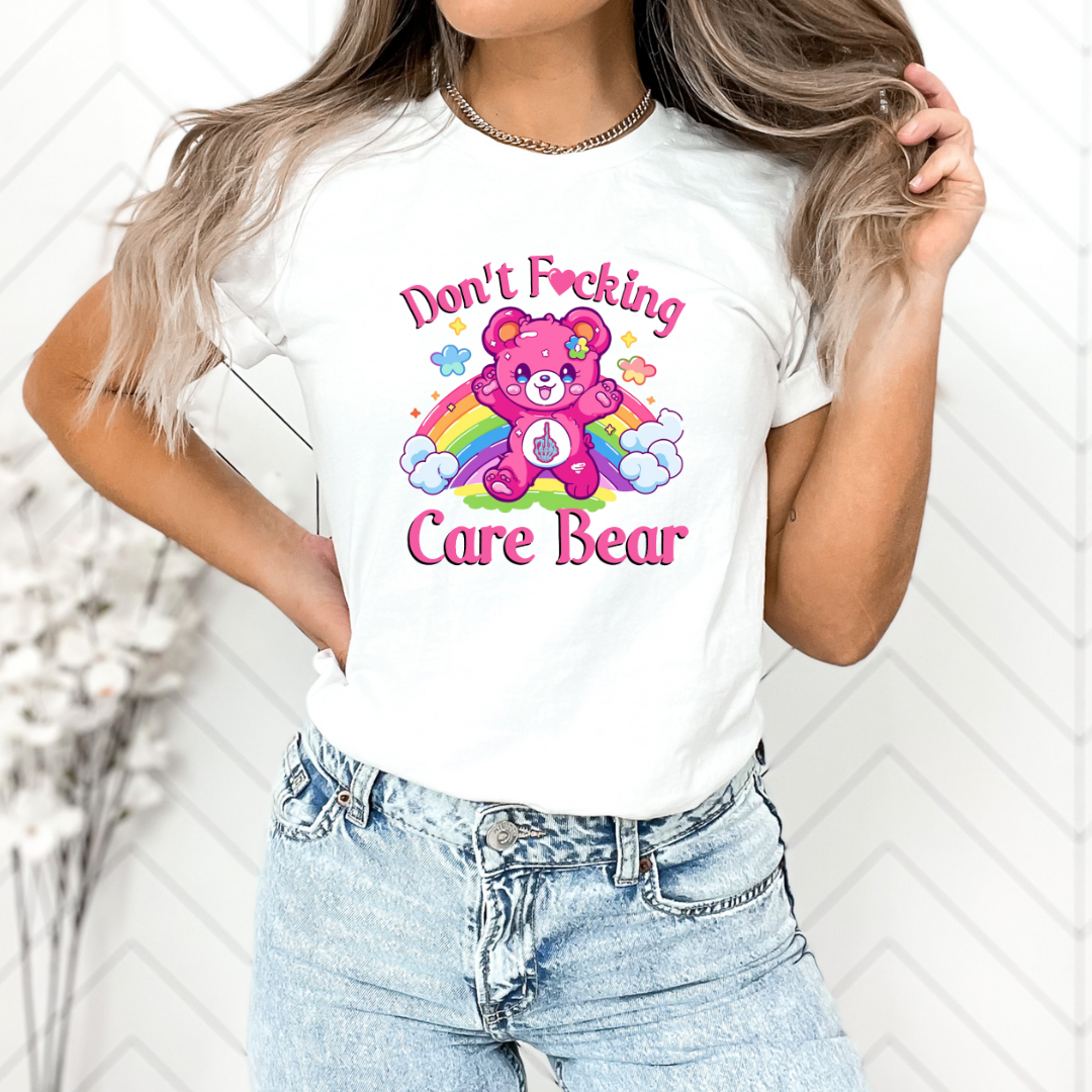 Don’t care bear-Graphic Tee- Simply Simpson's Boutique is a Women's Online Fashion Boutique Located in Jupiter, Florida