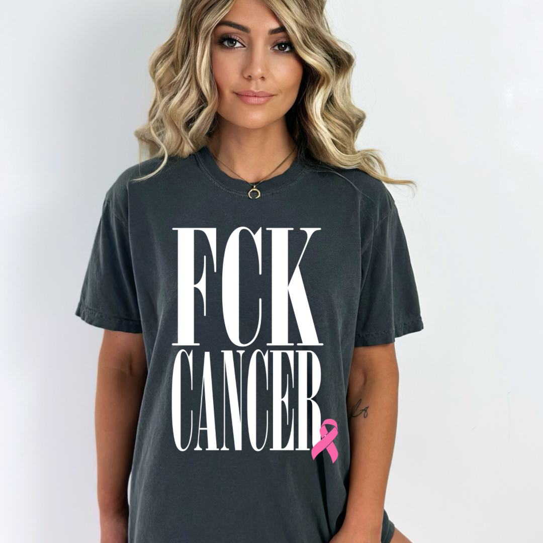 Fck cancer-Graphic Tee- Simply Simpson's Boutique is a Women's Online Fashion Boutique Located in Jupiter, Florida