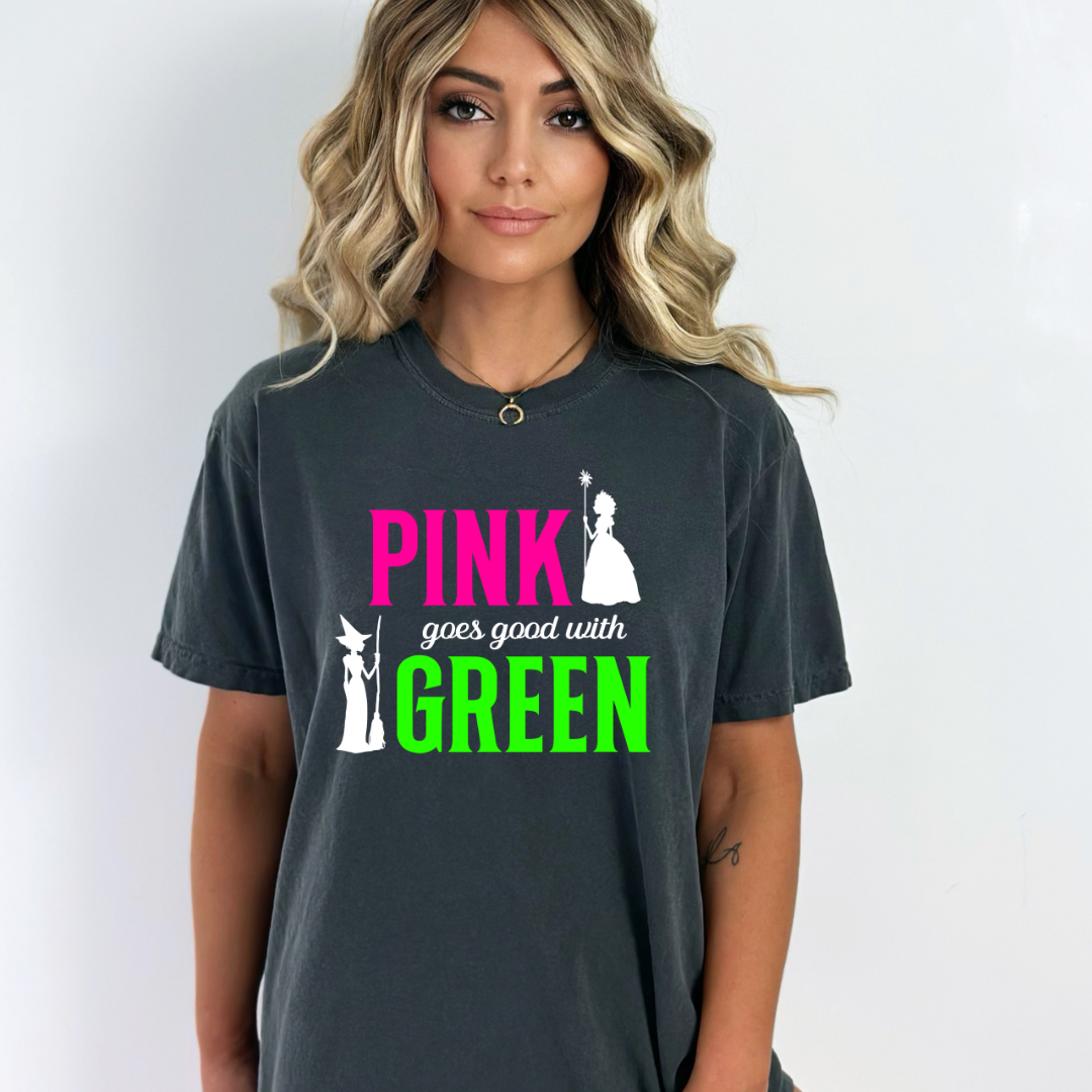 Pink goes good with green-Graphic Tee- Simply Simpson's Boutique is a Women's Online Fashion Boutique Located in Jupiter, Florida