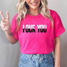 Love you-Graphic Tee- Simply Simpson's Boutique is a Women's Online Fashion Boutique Located in Jupiter, Florida