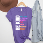 Be kind battle rainbow colors-Graphic Tee- Simply Simpson's Boutique is a Women's Online Fashion Boutique Located in Jupiter, Florida