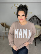 Mama Corded Sweatshirt-160 Sweatshirts- Simply Simpson's Boutique is a Women's Online Fashion Boutique Located in Jupiter, Florida