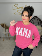 Mama Corded Sweatshirt-160 Sweatshirts- Simply Simpson's Boutique is a Women's Online Fashion Boutique Located in Jupiter, Florida