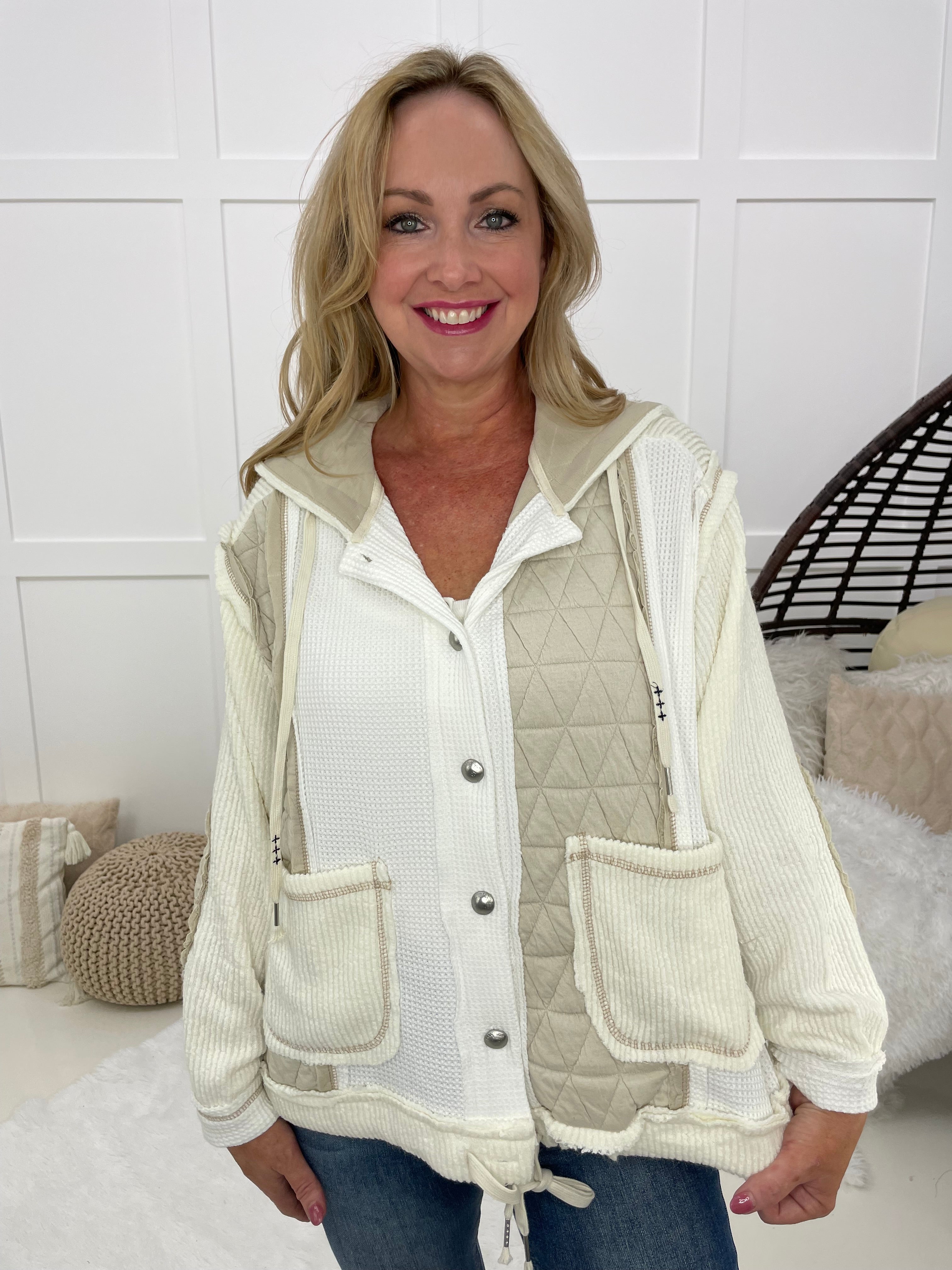 POL Follow Me Jacket-110 Long Sleeves- Simply Simpson's Boutique is a Women's Online Fashion Boutique Located in Jupiter, Florida