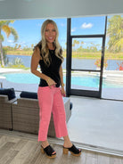 Judy Blue Tummy Control Garment Dyed Cropped Wide Leg Jeans-200 Jeans- Simply Simpson's Boutique is a Women's Online Fashion Boutique Located in Jupiter, Florida