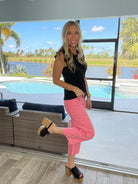 Judy Blue Tummy Control Garment Dyed Cropped Wide Leg Jeans-200 Jeans- Simply Simpson's Boutique is a Women's Online Fashion Boutique Located in Jupiter, Florida