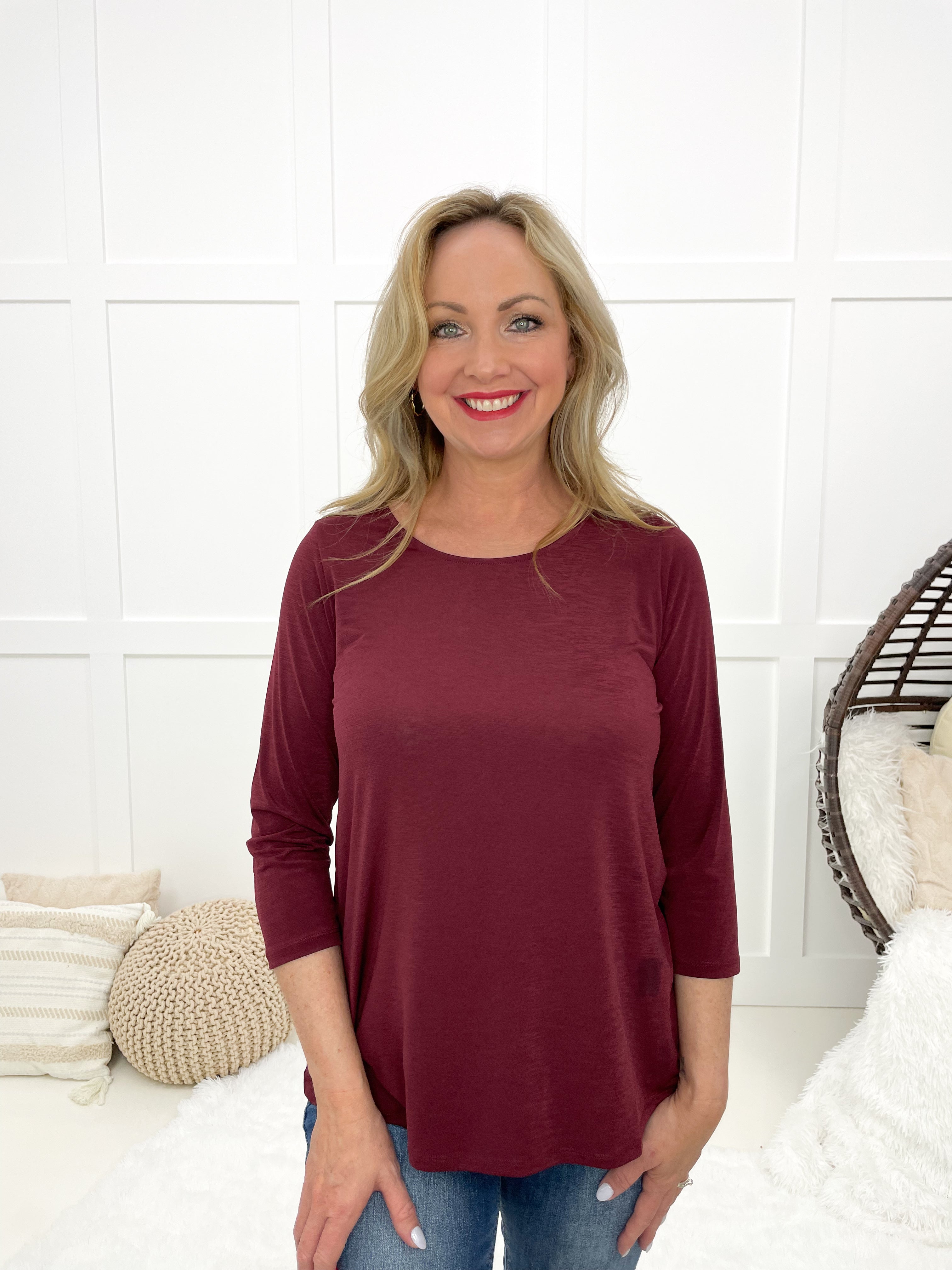 Dear Scarlett Effortless Beauty Top-110 Long Sleeves- Simply Simpson's Boutique is a Women's Online Fashion Boutique Located in Jupiter, Florida