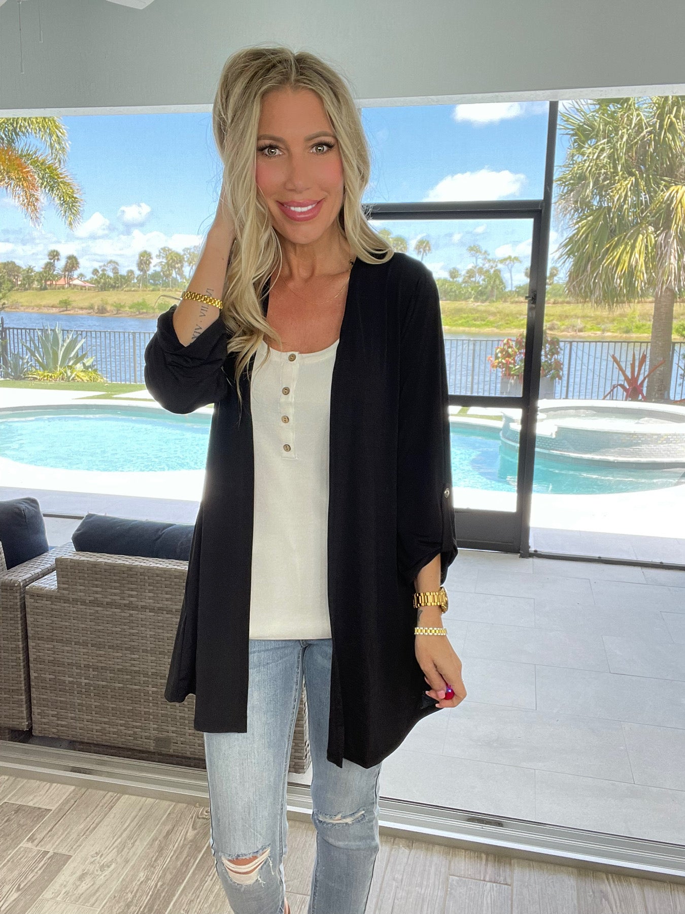 (Multiple Colors) Dear Scarlett Long Sleeve Lizzy Cardigan-170 Cardigans- Simply Simpson's Boutique is a Women's Online Fashion Boutique Located in Jupiter, Florida