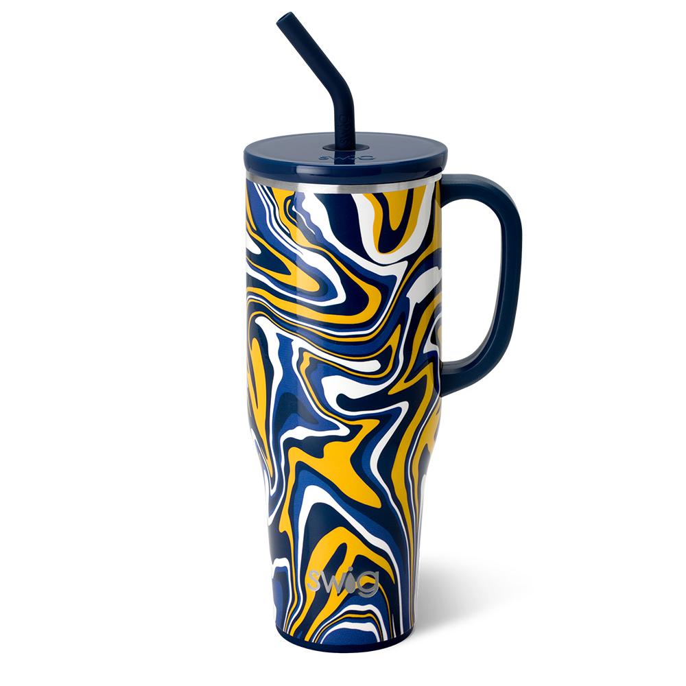 Navy & Yellow Fanzone Swig-290 Home/Gift- Simply Simpson's Boutique is a Women's Online Fashion Boutique Located in Jupiter, Florida