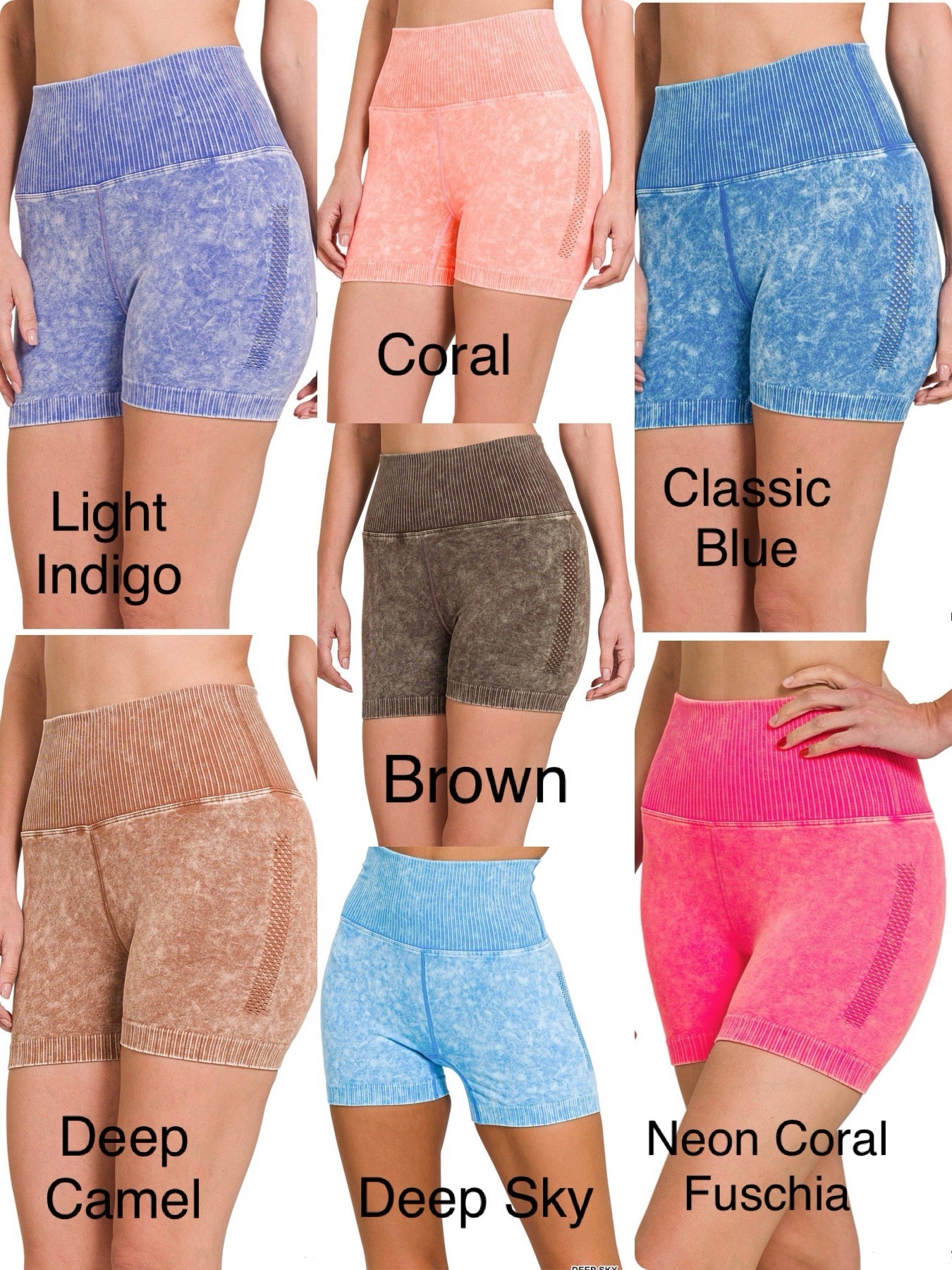 Seamless High Waisted Biker Shorts-190 Skirts/Shorts- Simply Simpson's Boutique is a Women's Online Fashion Boutique Located in Jupiter, Florida