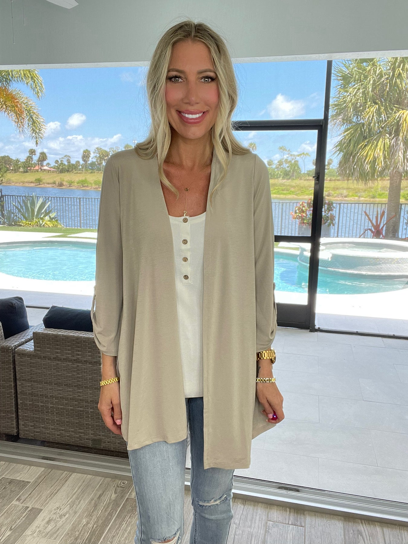 (Multiple Colors) Dear Scarlett Long Sleeve Lizzy Cardigan-170 Cardigans- Simply Simpson's Boutique is a Women's Online Fashion Boutique Located in Jupiter, Florida