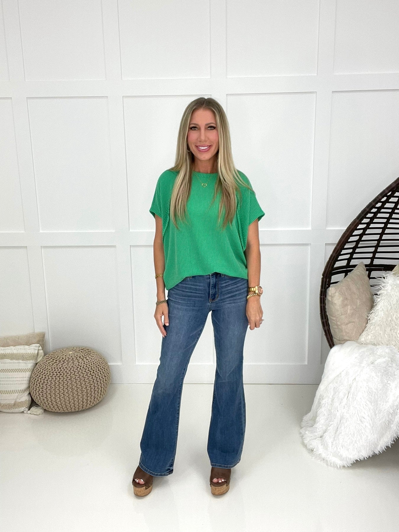 Judy Blue Dream Girl Flare Jeans-200 Jeans- Simply Simpson's Boutique is a Women's Online Fashion Boutique Located in Jupiter, Florida