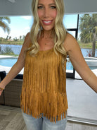 Cowboy Glam Fringe Tank-120 Sleeveless- Simply Simpson's Boutique is a Women's Online Fashion Boutique Located in Jupiter, Florida