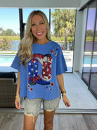 Sequin Boot Scoot N Boogie Short Sleeve Top-100 Short Sleeves- Simply Simpson's Boutique is a Women's Online Fashion Boutique Located in Jupiter, Florida