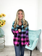 Preorder Cotton Candy Delight Flannel(Please Read Description)-180 Outerwear- Simply Simpson's Boutique is a Women's Online Fashion Boutique Located in Jupiter, Florida