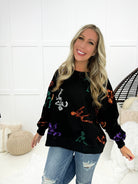 Dancing Skeletons Sweathsirt-160 Sweatshirts- Simply Simpson's Boutique is a Women's Online Fashion Boutique Located in Jupiter, Florida