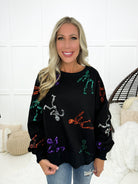 Dancing Skeletons Sweathsirt-160 Sweatshirts- Simply Simpson's Boutique is a Women's Online Fashion Boutique Located in Jupiter, Florida