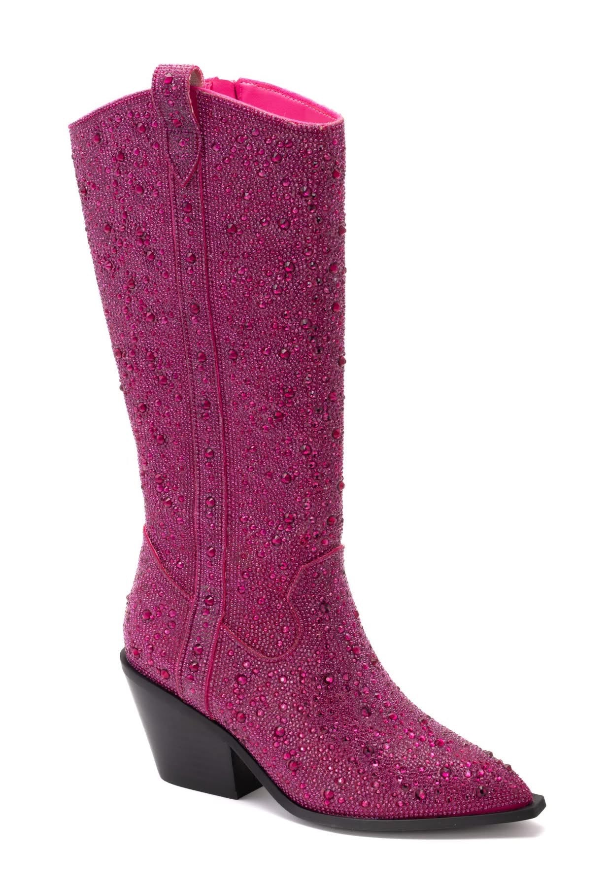 Corkys Fuchsia Rhinestone Glitzy Boots-260 Shoes- Simply Simpson's Boutique is a Women's Online Fashion Boutique Located in Jupiter, Florida