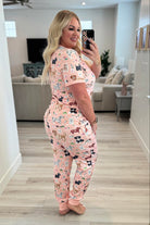 Shirley & Stone Short Sleeve Jogger Pajamas-220 Lounge wear/Pajamas- Simply Simpson's Boutique is a Women's Online Fashion Boutique Located in Jupiter, Florida