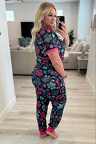 Shirley & Stone Short Sleeve Jogger Pajamas-220 Lounge wear/Pajamas- Simply Simpson's Boutique is a Women's Online Fashion Boutique Located in Jupiter, Florida