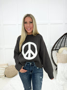 POL My Peace Sweater-150 Sweaters- Simply Simpson's Boutique is a Women's Online Fashion Boutique Located in Jupiter, Florida