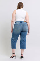 Judy Blue Coming Home Cropped Wide Leg Jeans-200 Jeans- Simply Simpson's Boutique is a Women's Online Fashion Boutique Located in Jupiter, Florida