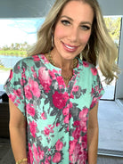 Dear Scarlett Summertime Fun Short Sleeve Lizzy-100 Short Sleeves- Simply Simpson's Boutique is a Women's Online Fashion Boutique Located in Jupiter, Florida