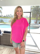 Jet Set Short Sleeve Top-100 Short Sleeves- Simply Simpson's Boutique is a Women's Online Fashion Boutique Located in Jupiter, Florida