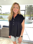 Daytime Delight Short Sleeve Top-100 Short Sleeves- Simply Simpson's Boutique is a Women's Online Fashion Boutique Located in Jupiter, Florida