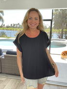 Love Connection Short Sleeve Top-100 Short Sleeves- Simply Simpson's Boutique is a Women's Online Fashion Boutique Located in Jupiter, Florida