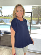 Love Connection Short Sleeve Top-100 Short Sleeves- Simply Simpson's Boutique is a Women's Online Fashion Boutique Located in Jupiter, Florida