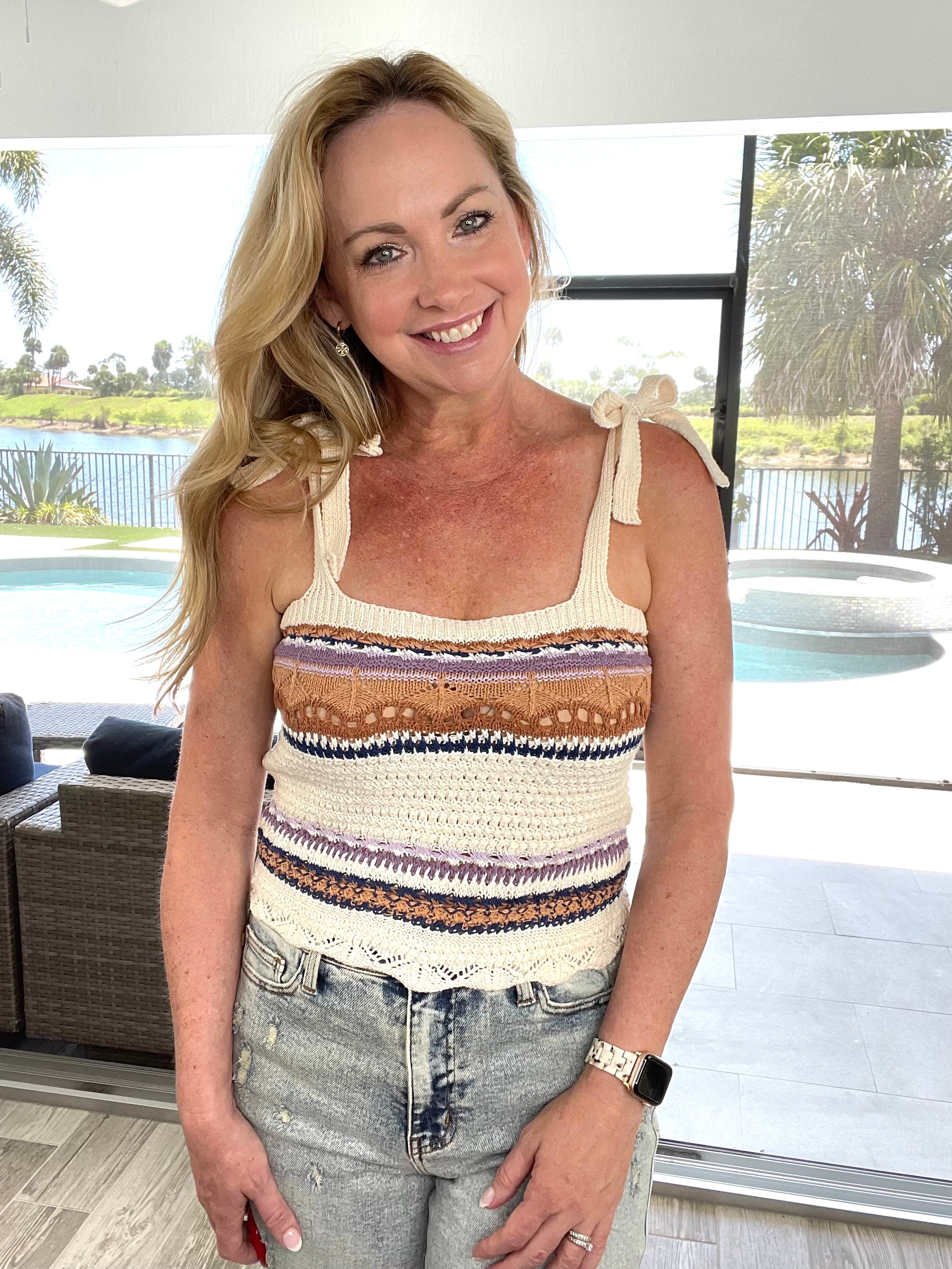 POL Jones & The Six Knit Tank-120 Sleeveless- Simply Simpson's Boutique is a Women's Online Fashion Boutique Located in Jupiter, Florida