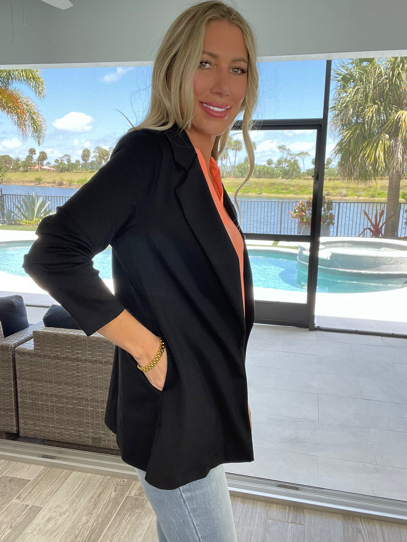 (Multiple Colors) Dear Scarlett Blazers-180 Outerwear- Simply Simpson's Boutique is a Women's Online Fashion Boutique Located in Jupiter, Florida