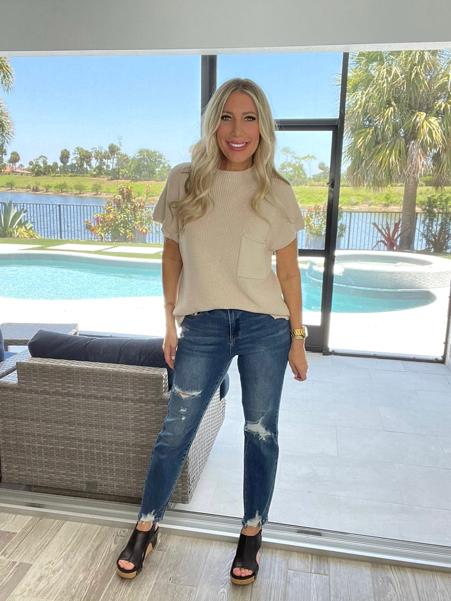 Judy Blue Queen of Hearts Boyfriend Jeans-200 Jeans- Simply Simpson's Boutique is a Women's Online Fashion Boutique Located in Jupiter, Florida