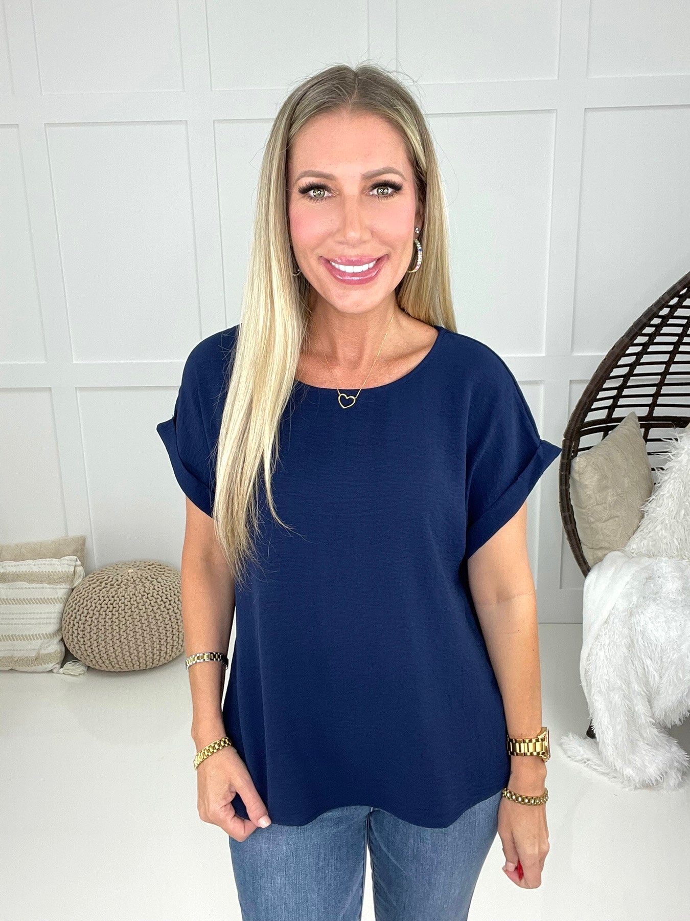 Love Connection Short Sleeve Top-100 Short Sleeves- Simply Simpson's Boutique is a Women's Online Fashion Boutique Located in Jupiter, Florida