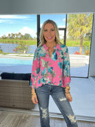 Dear Scarlett Cotton Candy Lizzy-110 Long Sleeves- Simply Simpson's Boutique is a Women's Online Fashion Boutique Located in Jupiter, Florida