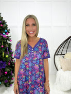 Shirley & Stone Holiday Pajama Dresses (2024)-220 Lounge wear/Pajamas- Simply Simpson's Boutique is a Women's Online Fashion Boutique Located in Jupiter, Florida