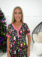 Shirley & Stone Holiday Pajama Dresses (2024)-220 Lounge wear/Pajamas- Simply Simpson's Boutique is a Women's Online Fashion Boutique Located in Jupiter, Florida