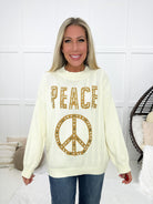 POL Peace and Pearls Sweater-150 Sweaters- Simply Simpson's Boutique is a Women's Online Fashion Boutique Located in Jupiter, Florida