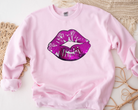 Sequins Patches LIPS 💋(LIGHT PINK)-Graphic Tee- Simply Simpson's Boutique is a Women's Online Fashion Boutique Located in Jupiter, Florida