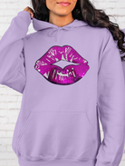 Sequins Patches LIPS 💋(Orchid)-Graphic Tee- Simply Simpson's Boutique is a Women's Online Fashion Boutique Located in Jupiter, Florida