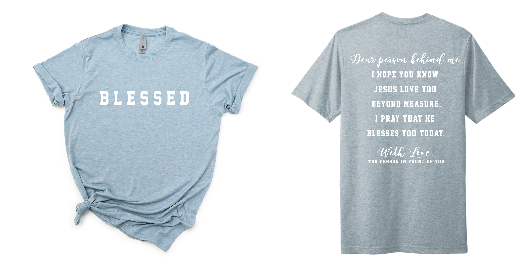 BLESSED (front and back)-Graphic Tee- Simply Simpson's Boutique is a Women's Online Fashion Boutique Located in Jupiter, Florida