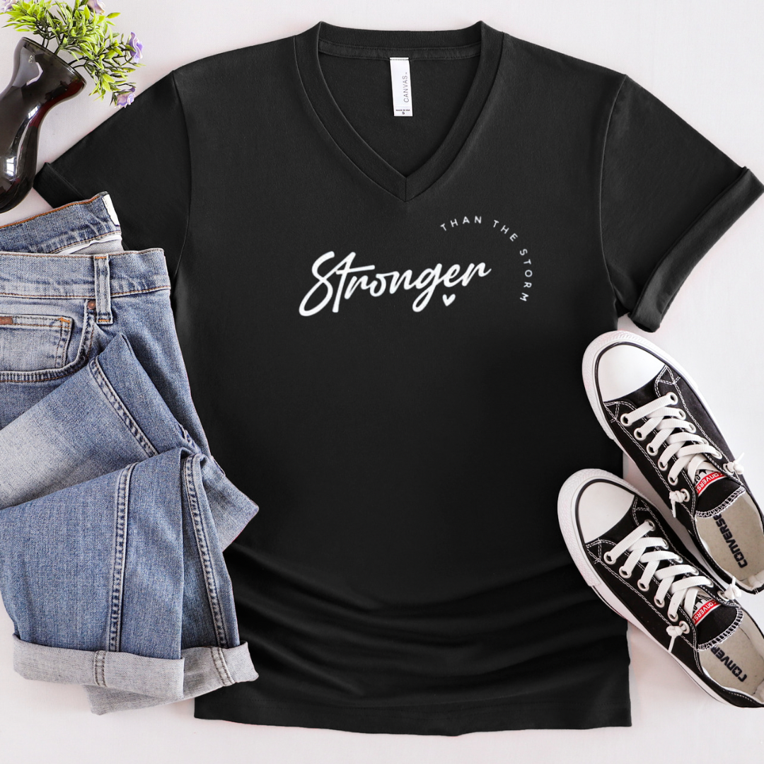 Stronger than the storm-Graphic Tee- Simply Simpson's Boutique is a Women's Online Fashion Boutique Located in Jupiter, Florida