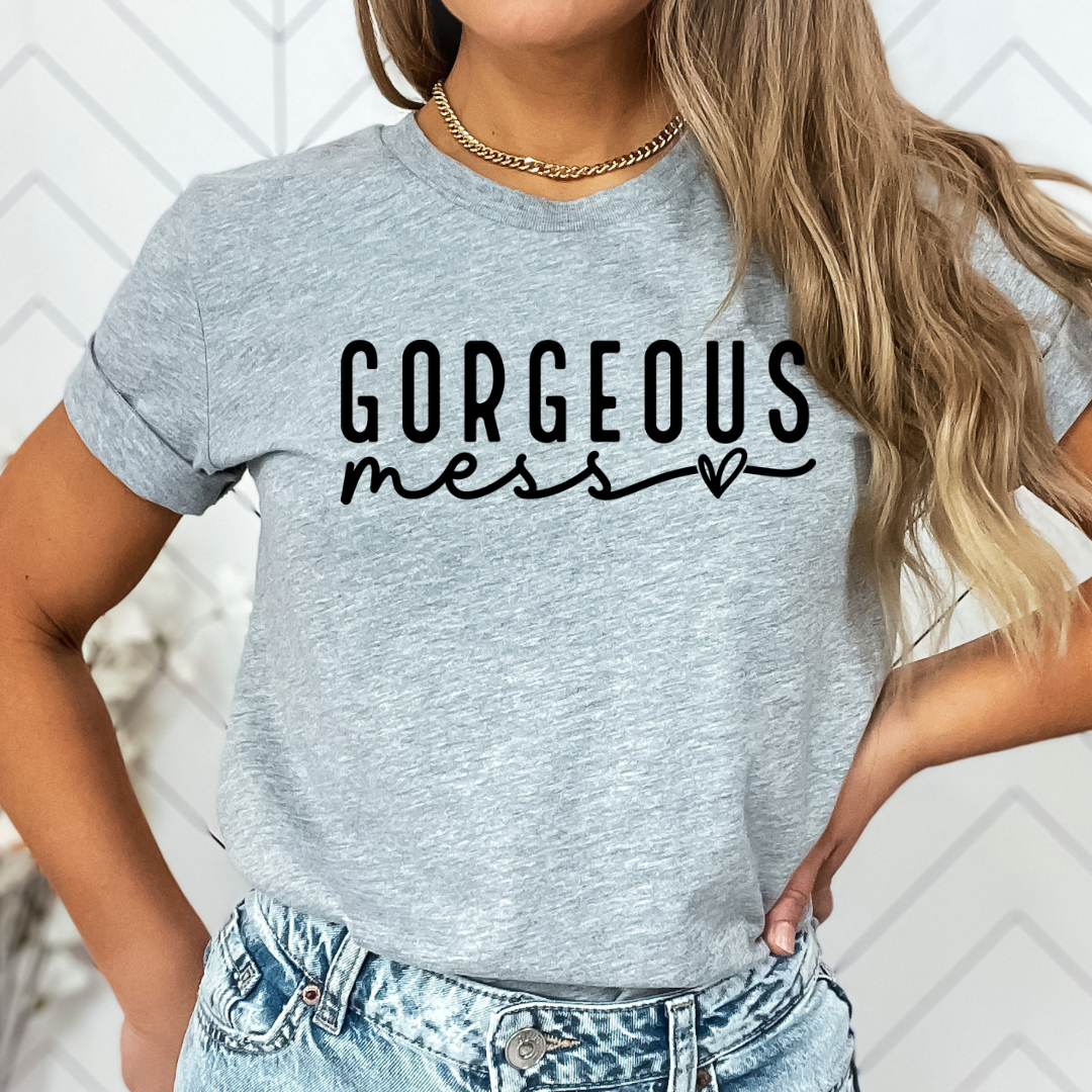 Gorgeous mess-Graphic Tee- Simply Simpson's Boutique is a Women's Online Fashion Boutique Located in Jupiter, Florida