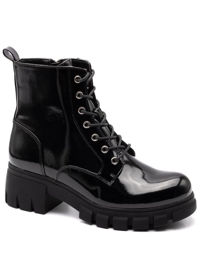 Corkys Cray Black Combat Boots-260 Shoes- Simply Simpson's Boutique is a Women's Online Fashion Boutique Located in Jupiter, Florida